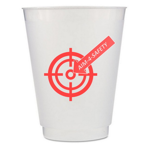 DD1600PF 16 oz. Frosted Flex Stadium Cup with C...
